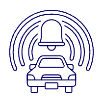 Car Security Illustration from UX Line Set
