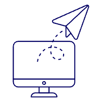 Email Send 2 Illustration from UX Line Set