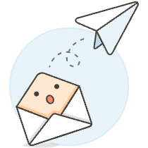 Email Send 3 Illustration from UX Colors Set