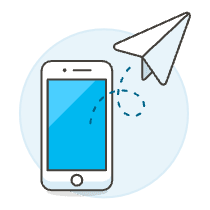 Email Send 4 Illustration from UX Colors Set