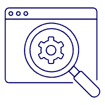 SEO Browser Setting Illustration from UX Line Set