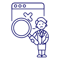 SEO Error 1 4 Illustration from UX Line Set