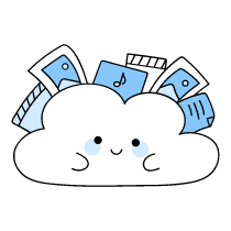 Data Cloud Illustration from Seoul Duotone Set