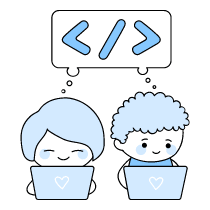 Team Coding Illustration from Seoul Duotone Set