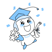 Graduation Illustration from Seoul Duotone Set