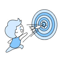 Marketing Target Illustration from Seoul Duotone Set