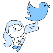 Tweet Something Illustration from Seoul Duotone Set