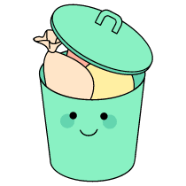 Garbage Illustration from Seoul Set