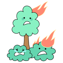 Wildfire Environment Illustration from Seoul Set