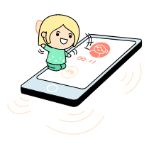 Contact Illustration from Seoul Set