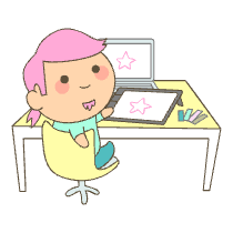 Designer Desk Illustration from Free illustrations Set