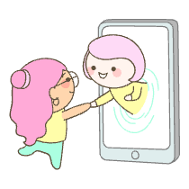 Facetime Meeting Illustration from Free illustrations Set