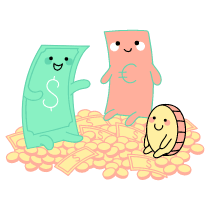 Currencies Illustration from Seoul Set