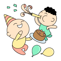Party Illustration from Seoul Set