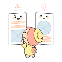 A B Testing Illustration from Seoul Set