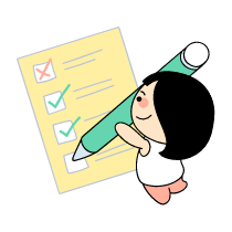 Filling Survey Illustration from Seoul Set
