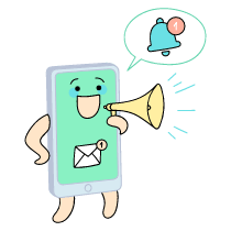 Recieve A Notification Illustration from Seoul Set