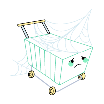 Abandoned Cart Illustration from Seoul Set