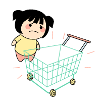 Empty Cart Illustration from Seoul Set