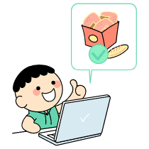 Order Completed Illustration from Seoul Set