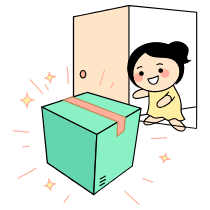 Order Delivered Illustration from Seoul Set