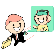 Virtual Personal Assistant Illustration from Seoul Set