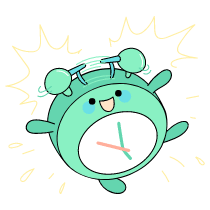 Alarm Ringing Illustration from Seoul Set
