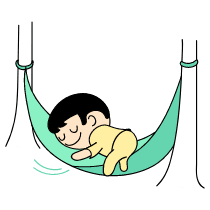 Rest Nap Illustration from Seoul Set