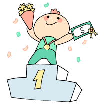 Rewards Someone Top Of A Podium Illustration from Seoul Set