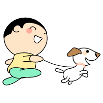 Walking A Dog Illustration from Seoul Set