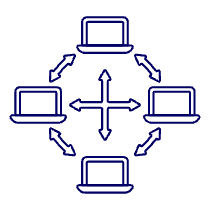 Laptop Connection Illustration from UX Line Set