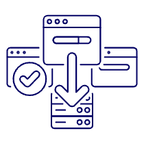 Server Download Illustration from UX Line Set
