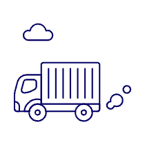 Container Truck 1 Illustration from UX Line Set