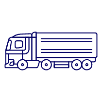 Container Truck 3 Illustration from UX Line Set