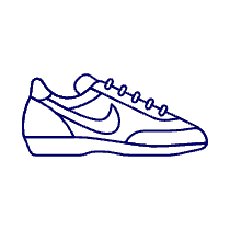 Sneakers Shoes 23 Illustration from UX Line Set