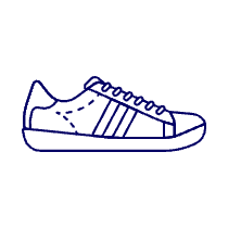 Sneakers Shoes 3 Illustration from UX Line Set