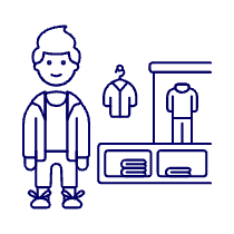 Garment Shopping 2 4 Illustration from UX Line Set
