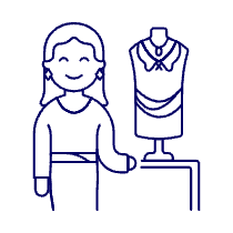 Garment Shopping 1 1 Illustration from UX Line Set