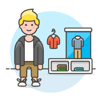 Garment Shopping 2 4 Illustration from UX Colors Set