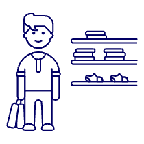 Shopping Man Section 1 Illustration from UX Line Set