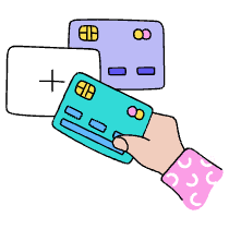 Add Card Illustration from Dhaka Set