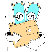 Cashback With Every Purchase Illustration from London Set