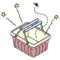 Empty Basket 1 Illustration from Bruxelles Set