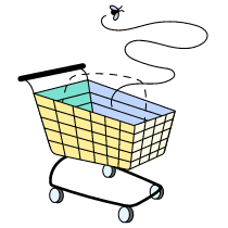 Empty Cart 1 Illustration from Bruxelles Set