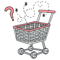 Empty Cart 2 Illustration from Bruxelles Set
