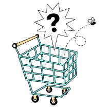 Empty Cart Illustration from London Set