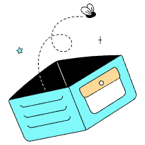 Empty Wallet Illustration from London Set