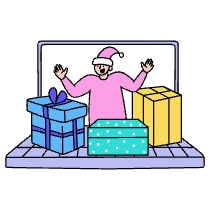 Online Gifting Illustration from Dhaka Set