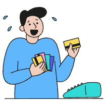 Paying With A Card Illustration from Dhaka Set