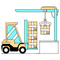 Sorting Center Illustration from London Set